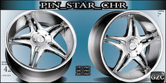 PINNACLE STAR 20X7.5 4x100/114.3 ET+40 CHROME