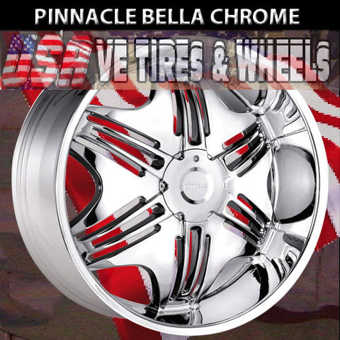 PINNACLE BELLA 26X10 BLANK ET+20 CB 78.1 CHROME