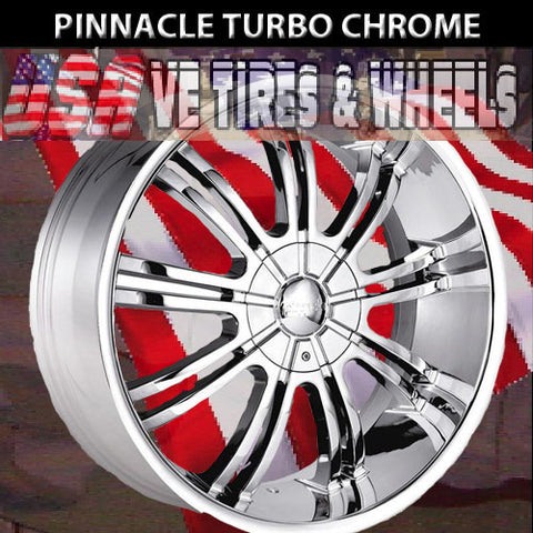 PINNACLE TURBO 22X9.5 6x127/135 ET+30 CHROME