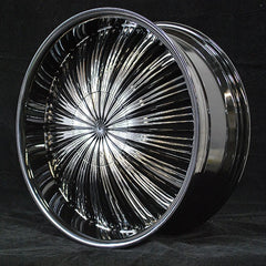REV 825 22X9 BLANK +20 BLACK CHR INS
