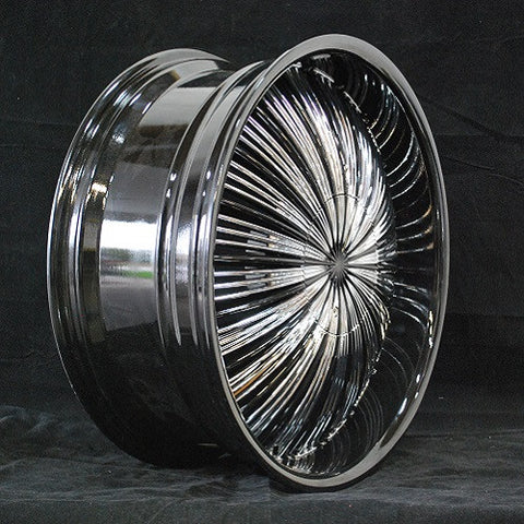 REV 825 22X9 BLANK +20 BLACK CHR INS