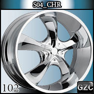 STONZ S04 24X9 5x120/127 ET+15 CHROME