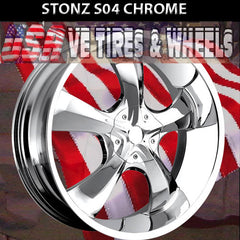 STONZ S04 24X9 5x120/127 ET+15 CHROME