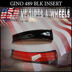 GINO 489  18" BLACK CLIPS (489-1875-L)
