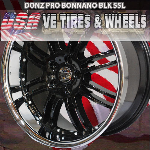 DONZ PRO SERIES BONNANO 20X10 5x120 ET+23 BLK SSL