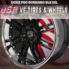 DONZ PRO SERIES BONNANO 20X10 5x120 ET+23 BLK SSL
