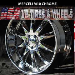 MERCELI M10 24X10 5x115 ET+18 CHROME