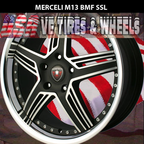 MERCELI M13 20X8.5 5x112 ET+25 CB 66.6 BMF SSL