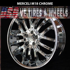 MERCELI M18 20X8.5 5x114.3 ET+35 CHROME