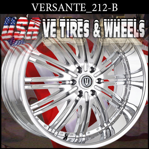 VERSANTE 212B 24X9.5 6x135 ET+30 CHROME