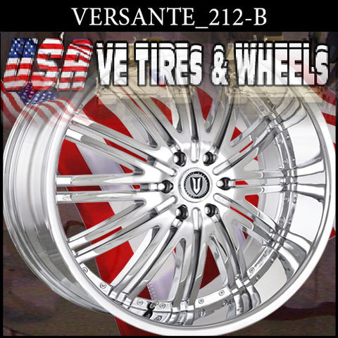 VERSANTE 212B 24X9.5 6x135 ET+30 CHROME
