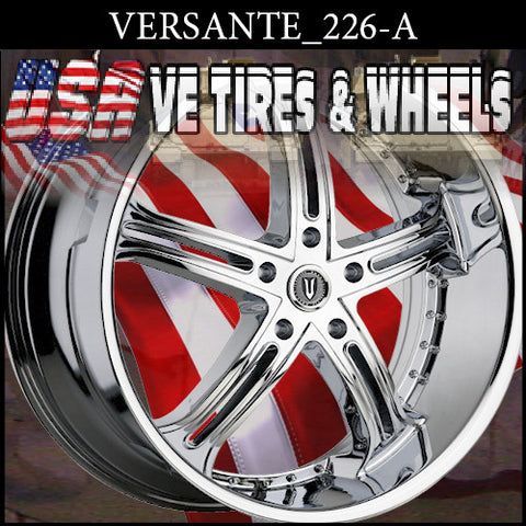 VERSANTE 226A 24X9.5 5x115 ET+15 CHROME