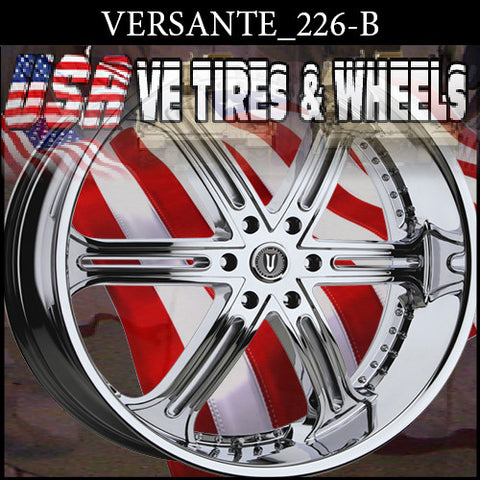 VERSANTE 226 30X10 6x139.7 ET+25 CHROME